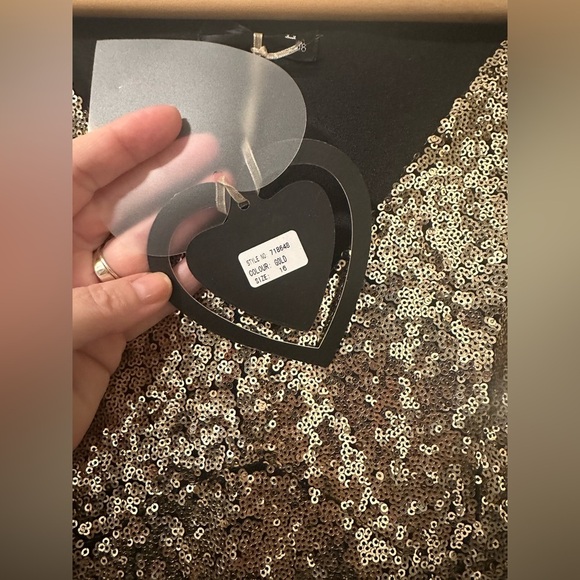 BNWT Gold Sequin Dress - Picture 5 of 8
